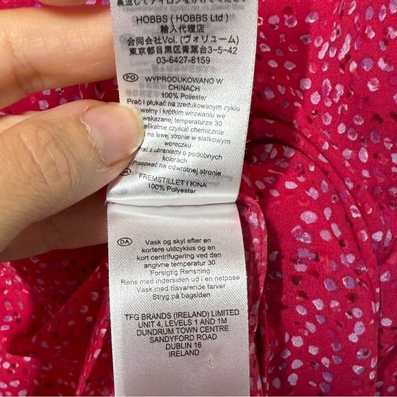 HOBBS Jonie Spot Print Blouse 14 NWOT - Picture 3 of 15